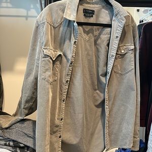 Lucky Brand button down/ corduroy